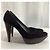 Escarpins à plateforme Stuart Weitzman en daim noir - vue 9