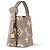 Louis Vuitton Borsa in pelle BB All In LV Grigio - vista 2