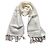 Autre Marque Sciarpa John Hannly in mohair e lana crema Crudo