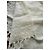 Autre Marque Sciarpa John Hannly in mohair e lana crema Crudo - vista 5