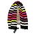 Sciarpa Sonia Rykiel pour H&M in cotone nera e multicolore Nero