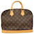 Louis Vuitton Alma Brown Cloth  ref.1925659
