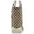 Borsa Gucci Modello GG Canvas Bamboo Marrone Bianco Beige Crema Bianco sporco - vista 3