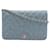 Chanel Wallet On Chain Blue Leather  ref.1926015