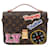 Louis Vuitton Pochette Metis Marrom Lona  ref.1926085