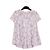 Top Christian Dior FR36 Chiuri Rosa Malva Plata Tejido Abierto de Seda UK8 US6