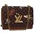 LOUIS VUITTON Catgram Sack Twist MM Borsa a spalla Marrone M44408 LV Auth 104424SA