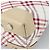 Borsa a mano in tela beige Burberry Nova Check Blue Label Auth ac3492 - vista 12