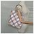 Borsa a mano in tela beige Burberry Nova Check Blue Label Auth ac3492 - vista 22