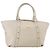 Borsa Tote MCM in pelle bianca Auth 104772 Bianco