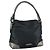 Borsa a Spalla BURBERRY in Nylon e Pelle Nera Argento Autentica ti2577 Nero