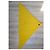 Chal triangular de cachemira Burberry amarillo - vista 5