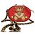 Clutch Moschino em couro vermelho