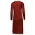 Vestido midi de jersey drapeado de viscosa Filippa K en burdeos M - vista 2