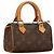 Sac à main Nano Speedy M81085 de Louis Vuitton Marron - vue 2