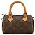 Sac à main Nano Speedy M81085 de Louis Vuitton Marron - vue 3