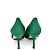 Décolleté Manolo Blahnik Hangisi in pelle verde - vista 4