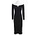 Khaite Valeska Off-Shoulder Midikleid Schwarz - Ansicht 2