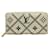 Louis Vuitton Monogram Empreinte Broderie Zippy Wallet Cream  ref.1928731
