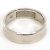 Anel de banda em ouro branco 18K Burberry - vista 4