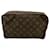 Bolsa Clutch True Toilet 28 Monograma Louis Vuitton Marrom Couro envernizado  ref.1928989