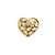 Yves Saint Laurent YSL Spilla Cuore Strass anni '90 Spilla Cuore Dorato D'oro