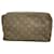 Pasta de Maquiagem Louis Vuitton Marrom Lona  ref.1929232