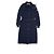 Abrigo acolchado negro con cinturón Eppingham de Burberry Azul marino