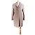 Autre Marque Cinzia Rocca Abrigo Beige de Mezcla de Cachemira y Lana