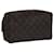 LOUIS VUITTON Monogram Trousse Toilette 28 Bolsa Clutch M47522 LV Auth am7400 Monograma Lona  ref.1929408