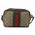 GUCCI GG Supreme Web Sherry Line Borsa a Spalla Beige Argento 162910 Auth yk16237 - vista 2