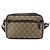 GUCCI GG Supreme Web Sherry Line Borsa a Spalla Beige Argento 162910 Auth yk16237 - vista 3