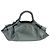 LOEWE Anagram Nappa Aire Borsa in Pelle Gunmetal Auth ep6842 Metallico - vista 2