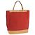 Burberry Blue Label Tote Bag aus Canvas rot Auth hk1973