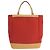 Burberry Blue Label Tote Bag aus Canvas rot Auth hk1973 - Ansicht 3
