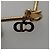 Collana Christian Dior metallo oro Auth am7410 D'oro - vista 14