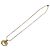 Collana Christian Dior metallo oro Auth am7410 D'oro - vista 4