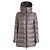 Abrigo Moncler Ange de plumas gris