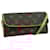 Pochette Twin Louis Vuitton Marrom Lona  ref.1929783