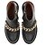 Givenchy Schwarze Lammleder Stiefeletten mit goldener Kette Größe 38 - Ansicht 6