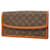 Louis Vuitton Pochette Dame Brown Cloth  ref.1929926