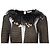 Top com acabamento de penas Valentino Boutique Preto - vista 4