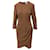 Vestido de lana Variation Yves Saint Laurent Castaño  - vista 1