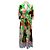 Abito maxi in cotone con stampa a graffetta multicolore di Sass & Bide