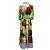 Abito maxi in cotone con stampa a graffetta multicolore di Sass & Bide - vista 3