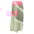 Autre Marque LoveShackFancy Pink / Ivory Lace Detail Satin Midi Skirt Polyester  ref.1929997