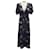 Autre Marque LoveShackFancy Navy Cosmos Delaney Dress Navy blue Silk  ref.1929998