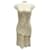 Autre Marque Angel Sanchez Lime / Beige Lace Overlay Cocktail Dress Multiple colors Synthetic  ref.1930011
