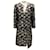 Autre Marque Yaly Couture Black Multi Asymmetric Floral Jacquard Coat Wool  ref.1930013