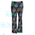 Autre Marque La DoubleJ Blue Multi Floral Print Edition 30 Cotton Velvet 24/7 Pants Multiple colors  ref.1930017